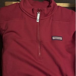 Vineyard Vines Red Collegiate Shep Shirt Large Pul